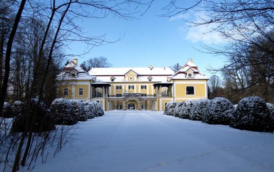 Unser Schloß im Winter