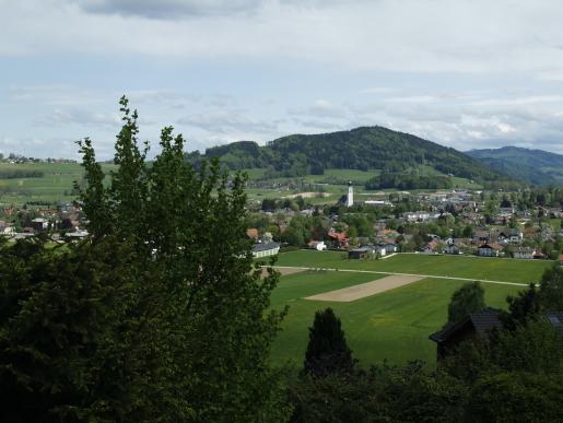 Blick vom Koglberg, Bebauung von Weinberg noch spärlich