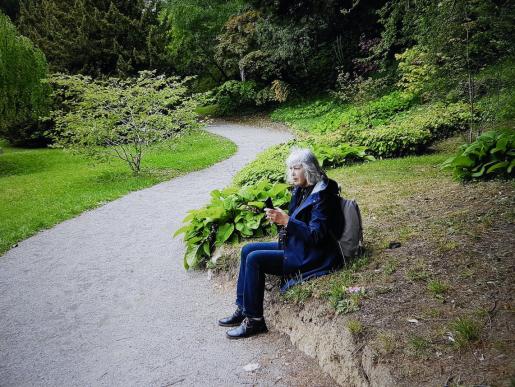 Rast im schönen Garten, Powerscourtgarden