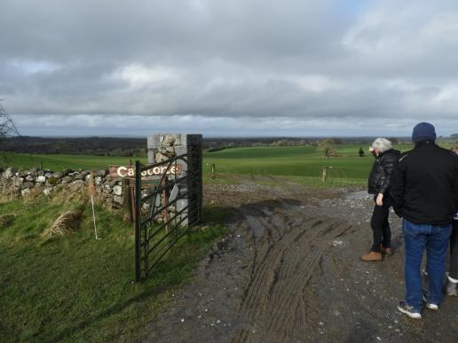 Der Weg zum Catstone, den wir nicht gesehn haben, ich glaube, weil es zu kalt und nass war