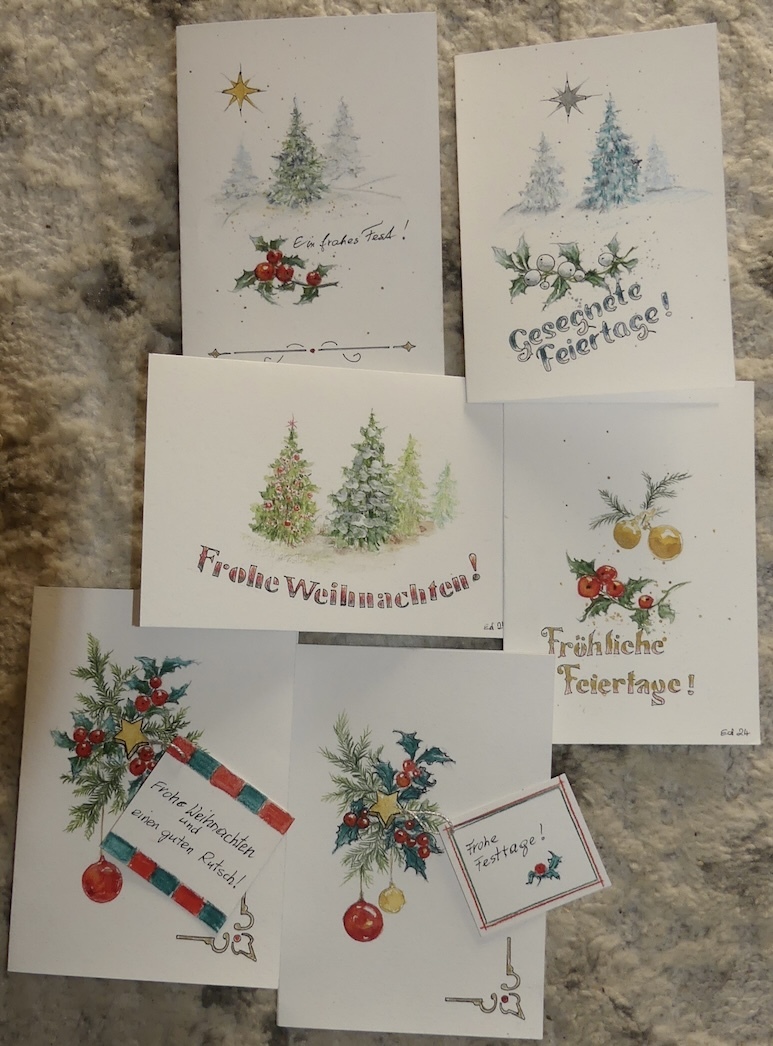 Meine Weihnachtskarten 24,