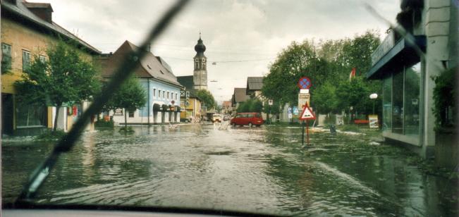 4. Juli 2000, nach dem großen Hagelunwetter