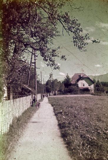 Dr.Greilstraße, heute rechts Hauptschule