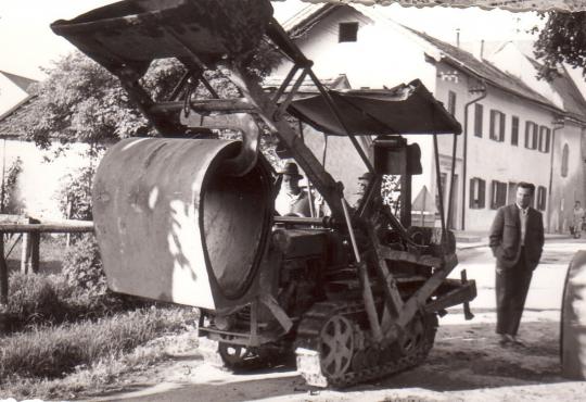 Ein Kanalrohr, in der Bahnhofsstraße