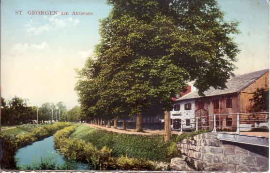 Brücke Dürre Ager (heute links Fischer-Bäcker)