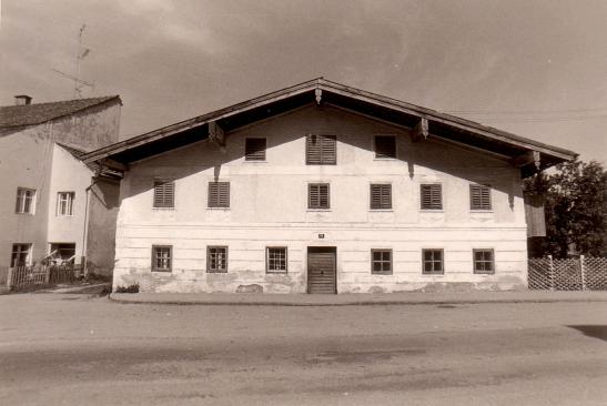 Das Weisgerber-Haus, heute steht hier die Volksbank