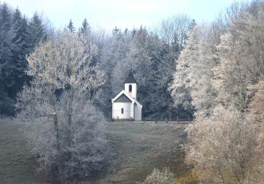 Vorgeschmack auf Winter - Ahbergkapelle