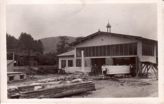 Das Sägewerk in Thalham, des ging bis zum Ende des Lagers