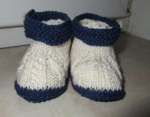 Babypatschen trachtig, dunkelblau