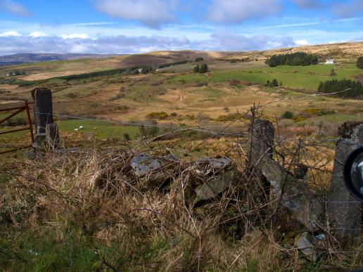 Am Weg nach Bantry, es ging über eine Art Pass, man hatte einen tollen Blick über das Land