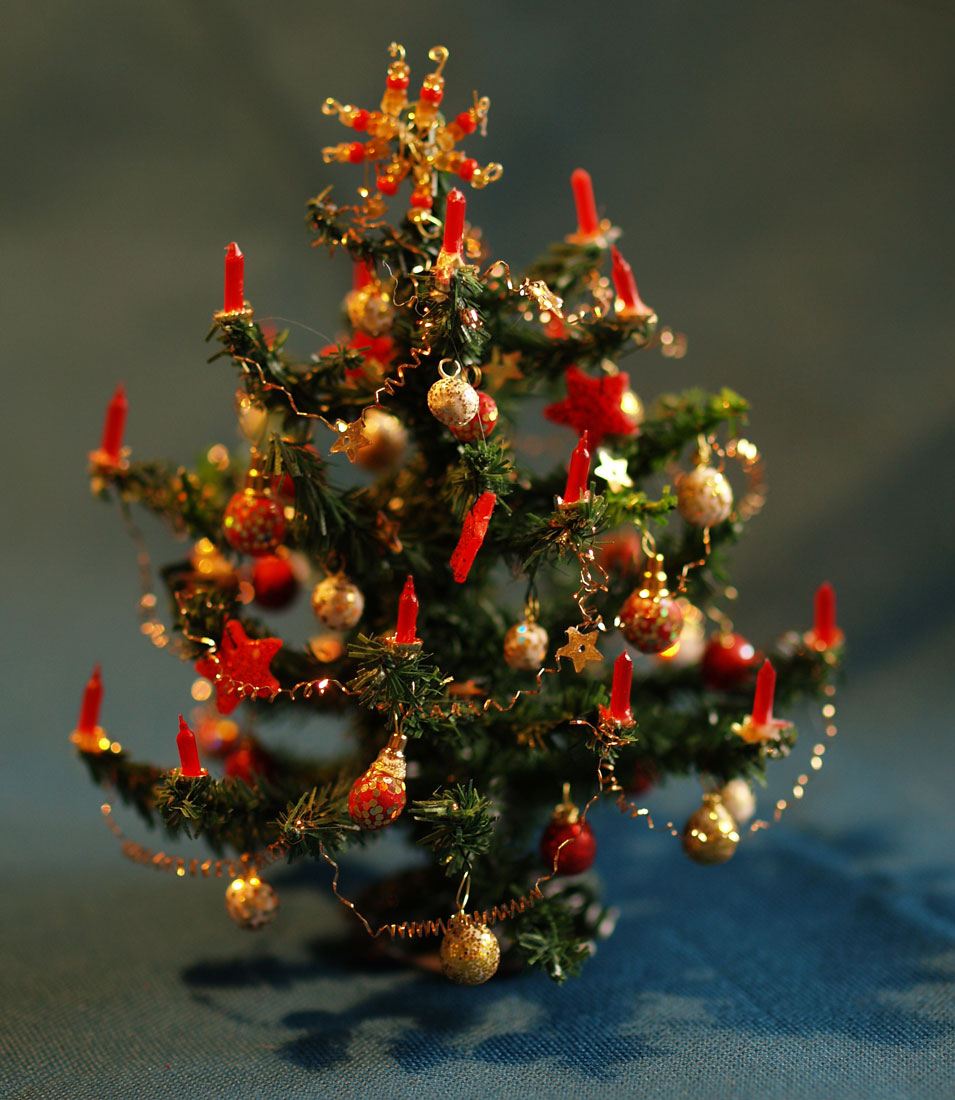 mein Miniaturchristbaum 1:12
