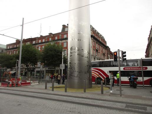 The Spire, die Nadel, in der O`Connel Street, Teil1