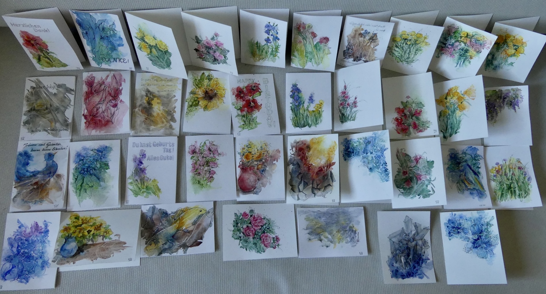 Karten Aquarell