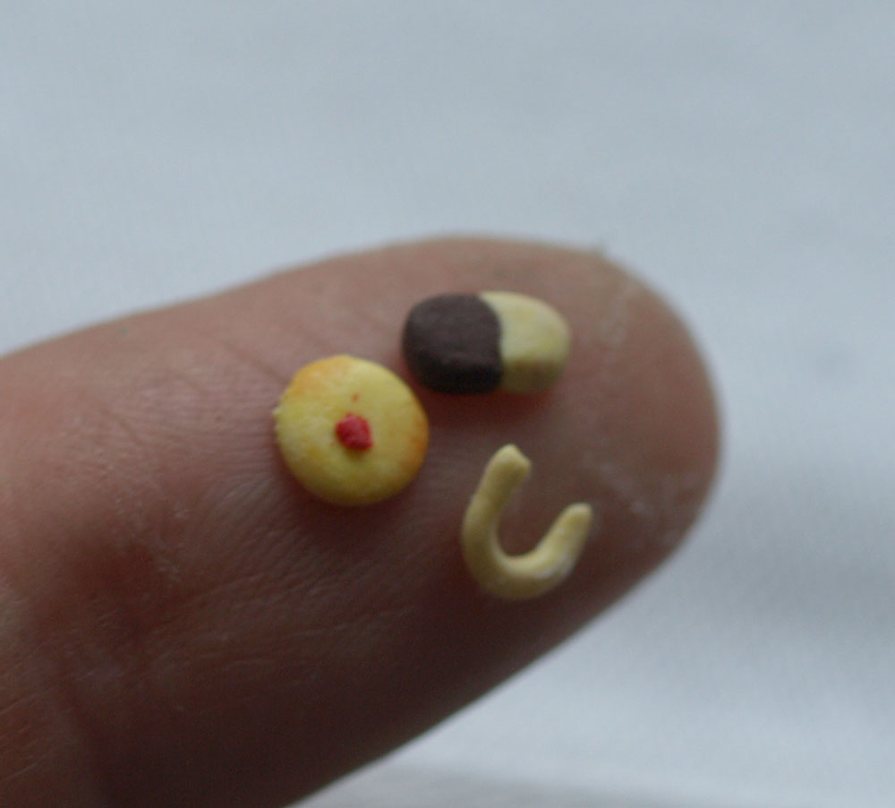 Größenvergleich Kekse - Zeigefinder