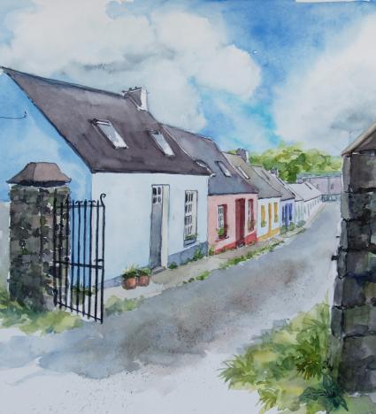 Letterfrack, kleiner Ort in Connemara, Irland