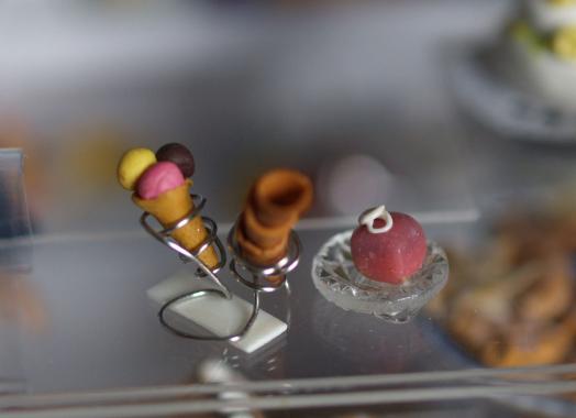  Draht Minieisständer aus Fimo
