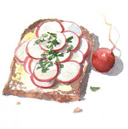 Radieschenbrot