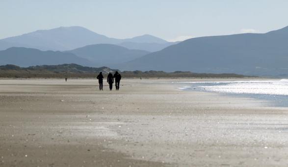 Strand von Inch im März